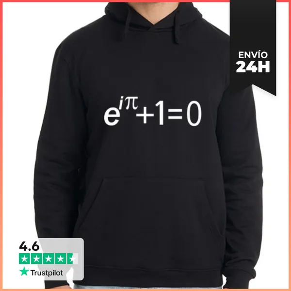 Sudadera Unisex Con Capucha La Identidad De Euler La Matemática