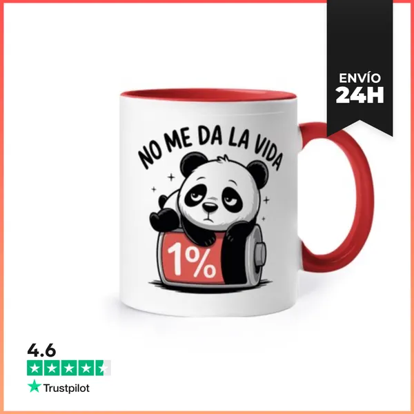 Taza De Colores No Me Da La Vida LaTostadora