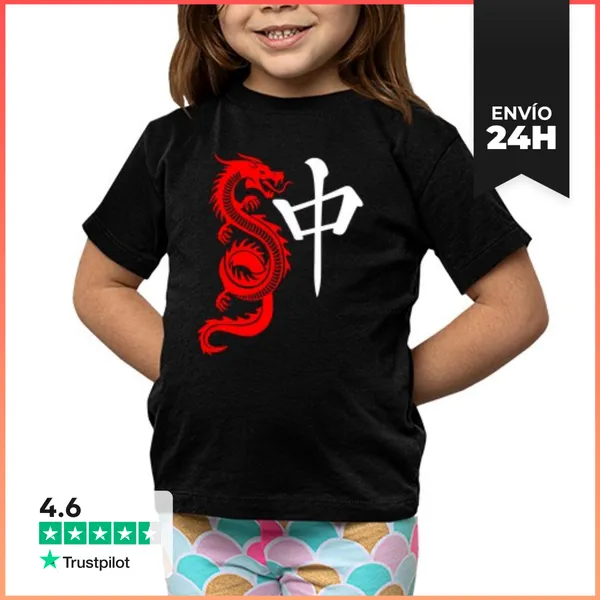Camiseta Clásica Para Niños Juego De Mahjong Con Fichas De Dragón