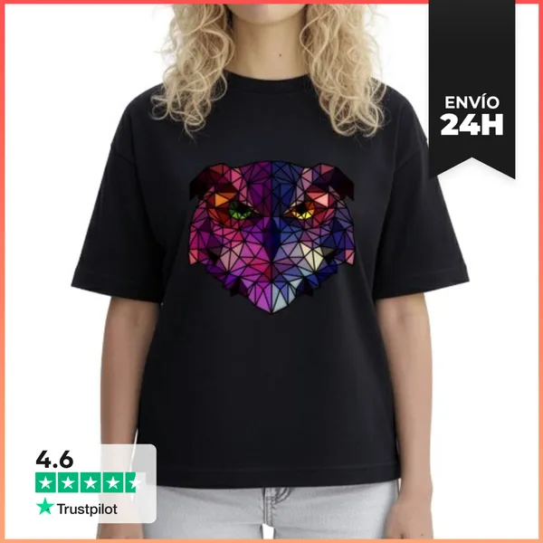 Camiseta Mujer Boxy Búho LaTostadora
