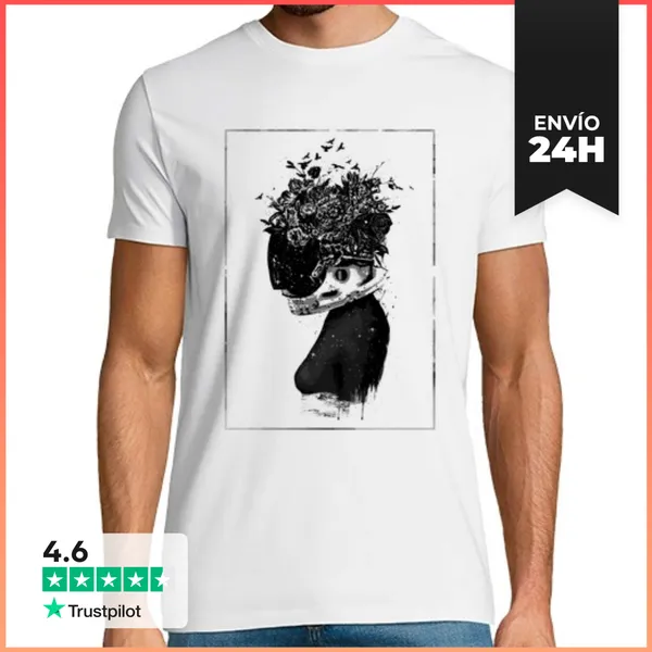 Camiseta Hombre Clásica Chica Híbrida LaTostadora