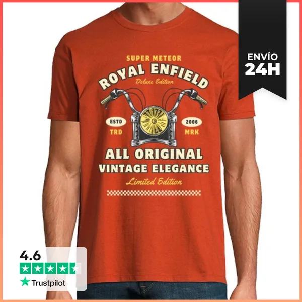 Camiseta Hombre Clásica Motos Clásicas Estilo 2006 Vintage Ropa