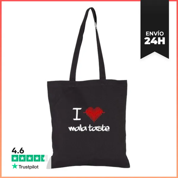 Bolsa De Tela Mala Taste Negra LaTostadora