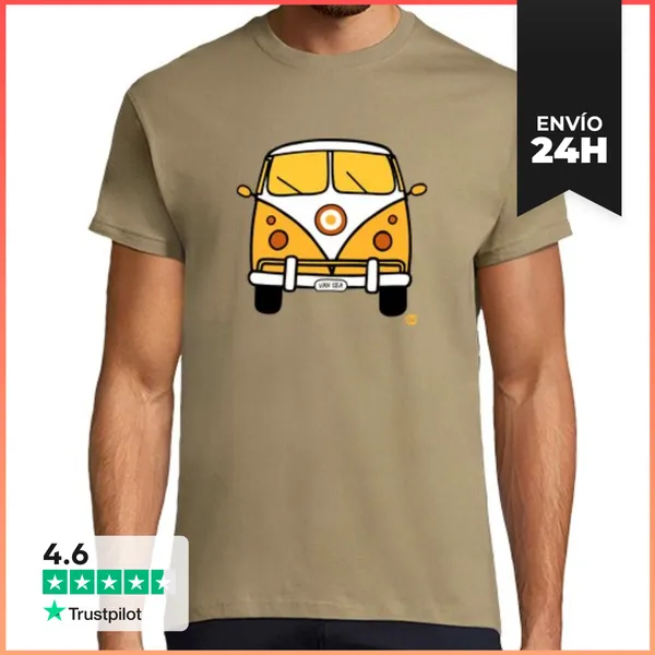 Camiseta Hombre Clásica Van Sea LaTostadora