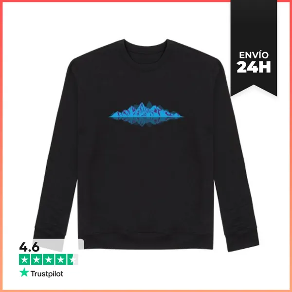 Sudadera Unisex Espejo De Montañas LaTostadora