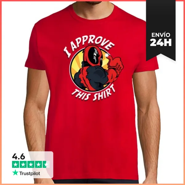 Camiseta Hombre Clásica The Merc Approves This Shirt! LaTostadora