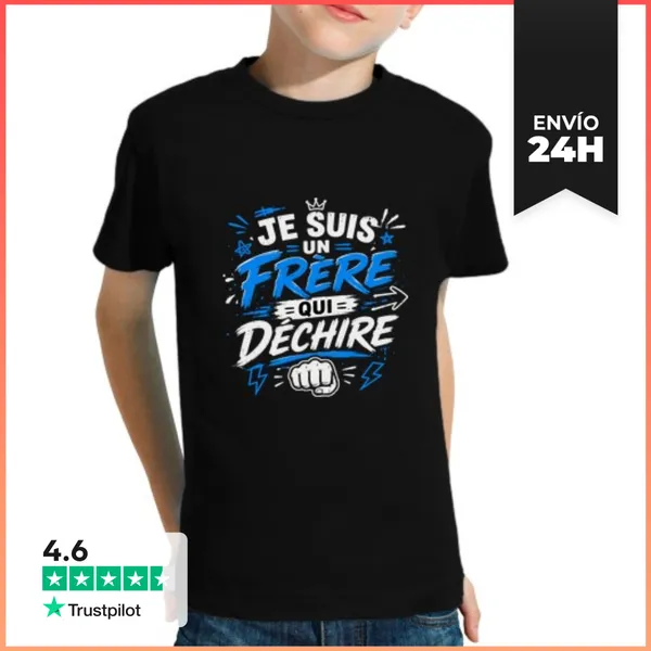 Camiseta Clásica Para Niños Soy Un Hermano Que Arrasa LaTostadora