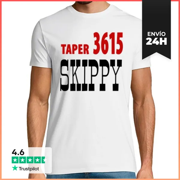 Camiseta Hombre Clásica 3615 Skippy LaTostadora