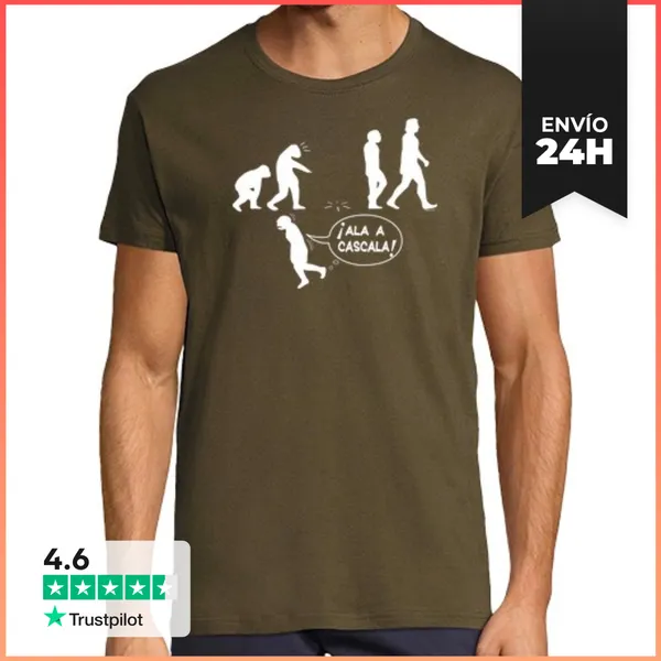Camiseta Hombre Clásica Ala A Cascála - Aragón LaTostadora