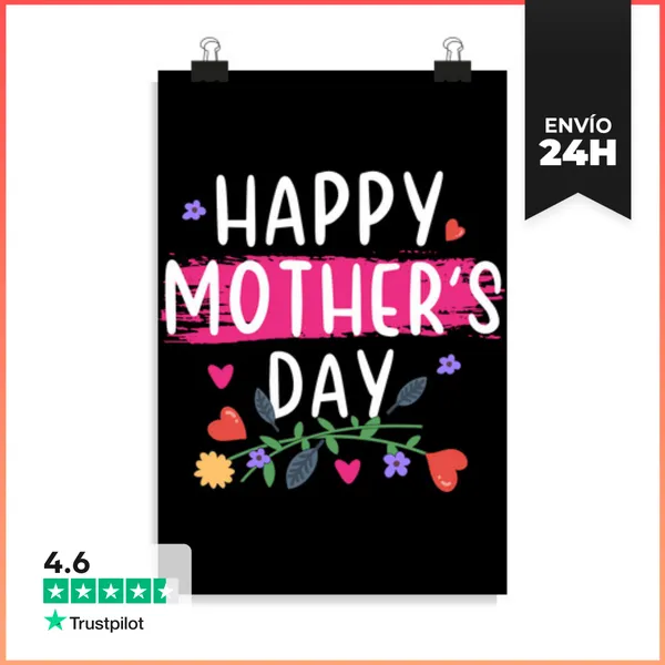Póster Vertical Día De Las Madres 2022 Feliz Día De Las Madres