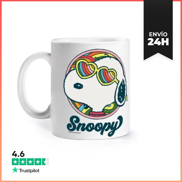 Taza Snoopy Psicodelia LaTostadora