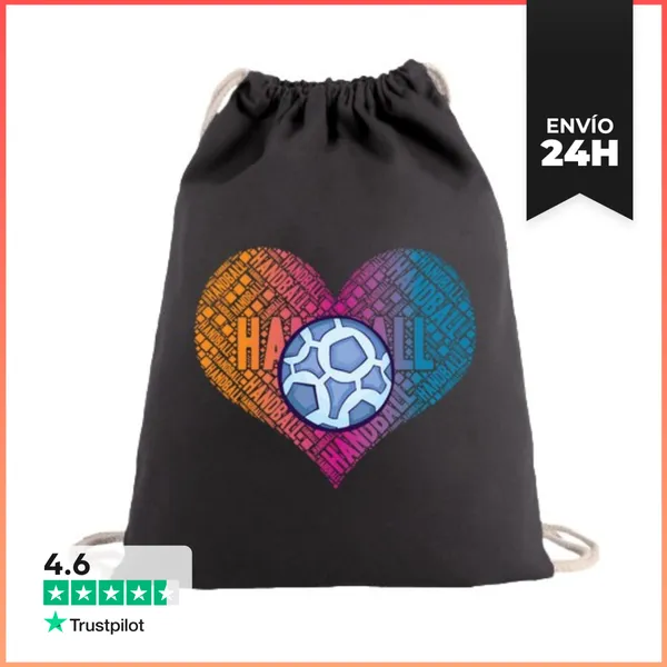 Mochila Saco Con Cuerdas Chica Balonmano LaTostadora