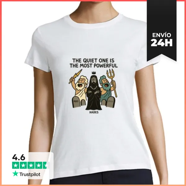 Camiseta Mujer Clásica El Tranquilo Es El Más Poderoso