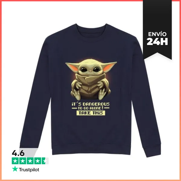 Sudadera Unisex Hombre, Sudadera, Denim Jaspeado LaTostadora