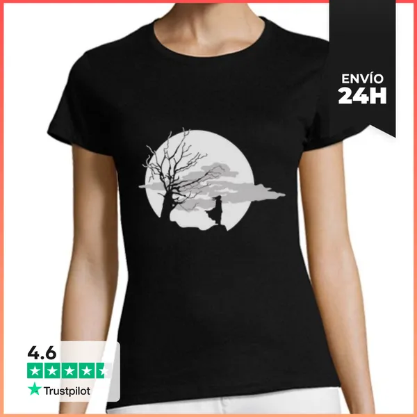 Camiseta Mujer Clásica Darkness LaTostadora