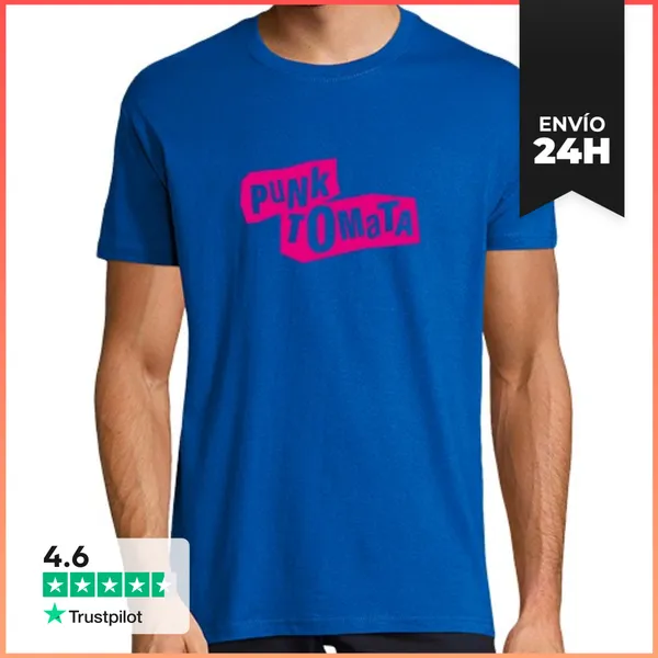 Camiseta Hombre Clásica Punk Tomata LaTostadora