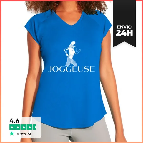 Camiseta Deportiva Mujer Persona Que Practica Jogging LaTostadora