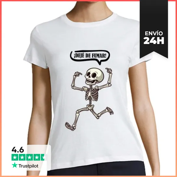 Camiseta Mujer Clásica Dejé De Fumar LaTostadora