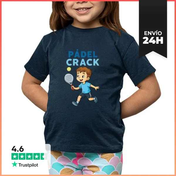 Camiseta Clásica Para Niños Padel Crack LaTostadora
