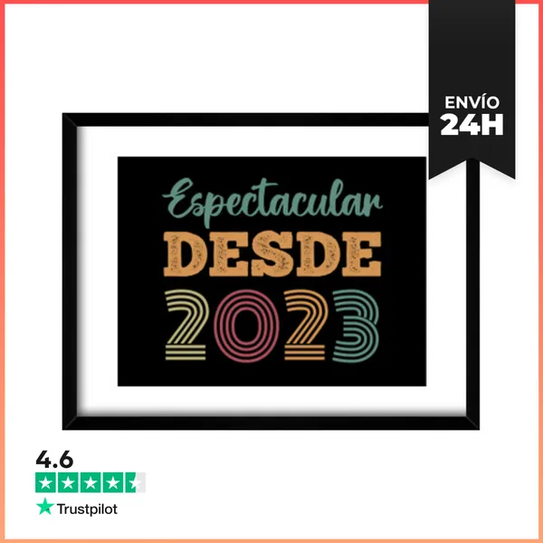 Cuadro Con Marco Horizontal ESPECTACULAR DESDE 2023 LaTostadora