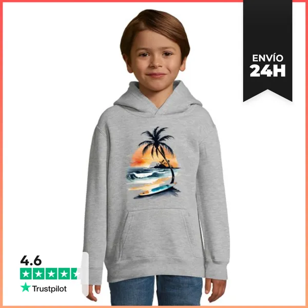 Sudadera Para Niños Con Capucha Diseño 4637392 LaTostadora