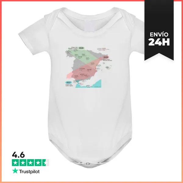 Body Bebé Body Bebé Mapa Eclipses LaTostadora