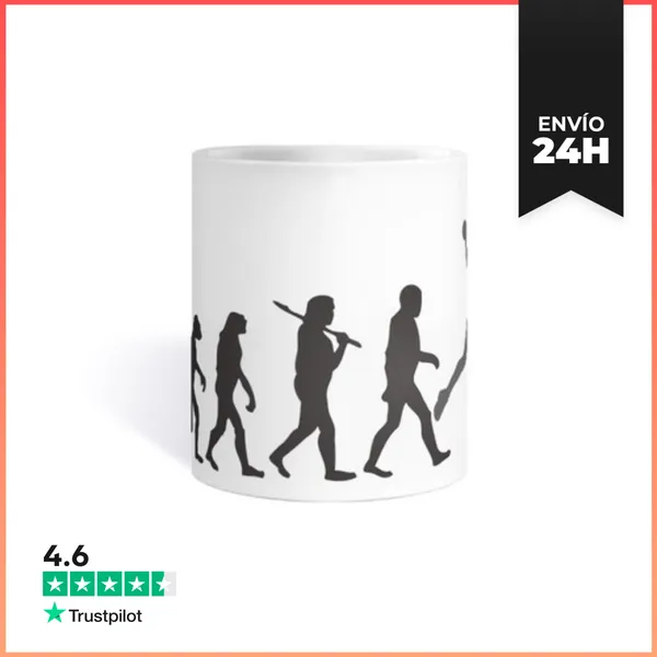 Taza Evolución Del Balonmano LaTostadora