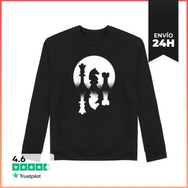 Sudadera Unisex Ajedrez Pieza De Ajedrez Juego De Ajedr