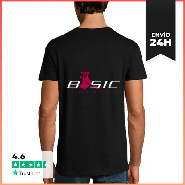 Camiseta Hombre Clásica Logo Basic Blanc LaTostadora