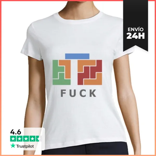 Camiseta Mujer Clásica Tetris LaTostadora