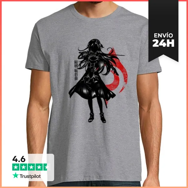 Camiseta Hombre Clásica Asuna Carmesí LaTostadora