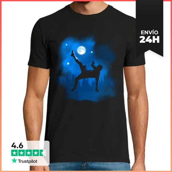 Camiseta Hombre Clásica Remate Lunar LaTostadora