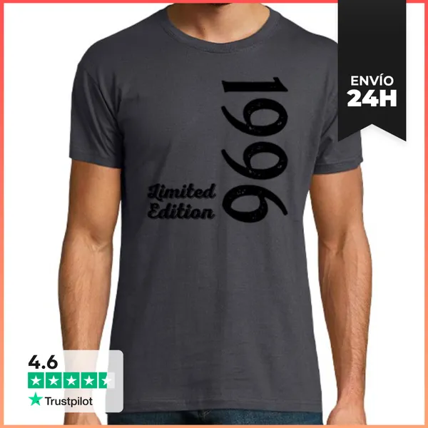 Camiseta Hombre Clásica 1996 Cumpleanos LaTostadora