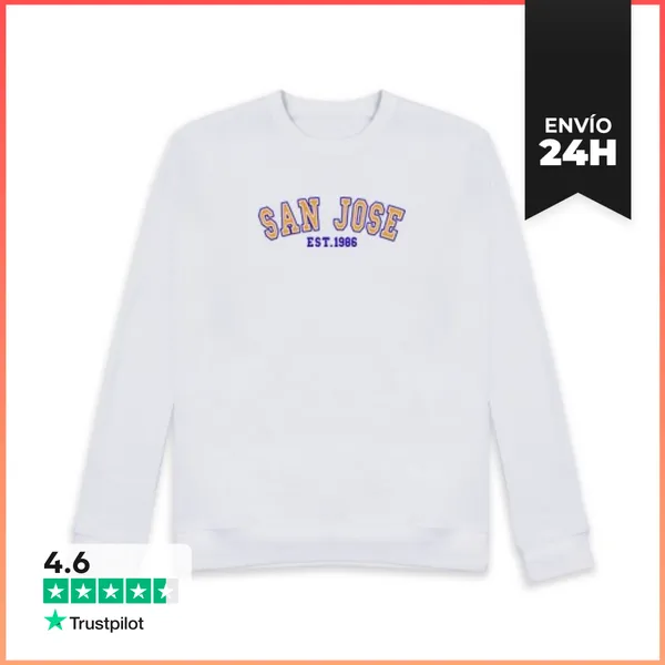 Sudadera Unisex San José Est 1986 LaTostadora