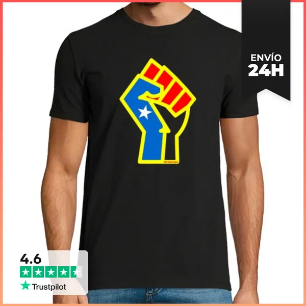 Camiseta Hombre Clásica Puny Independència LaTostadora