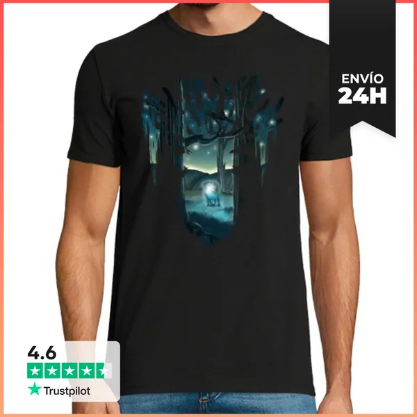 Camiseta Hombre Clásica Dios Bestia 2.0 LaTostadora