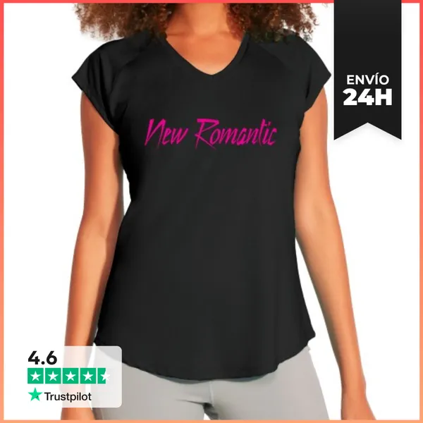 Camiseta Deportiva Mujer Nuevo Romántico LaTostadora