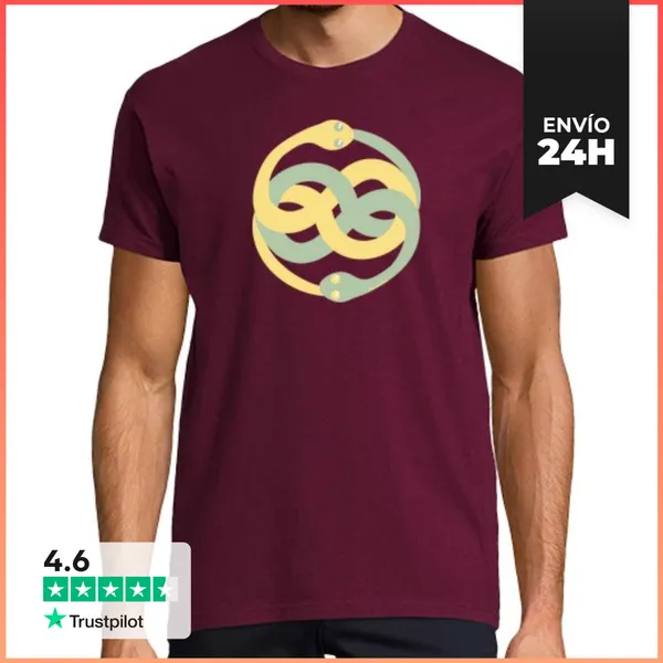 Camiseta Hombre Clásica Auryn Kawaii De La Historia Nterminable