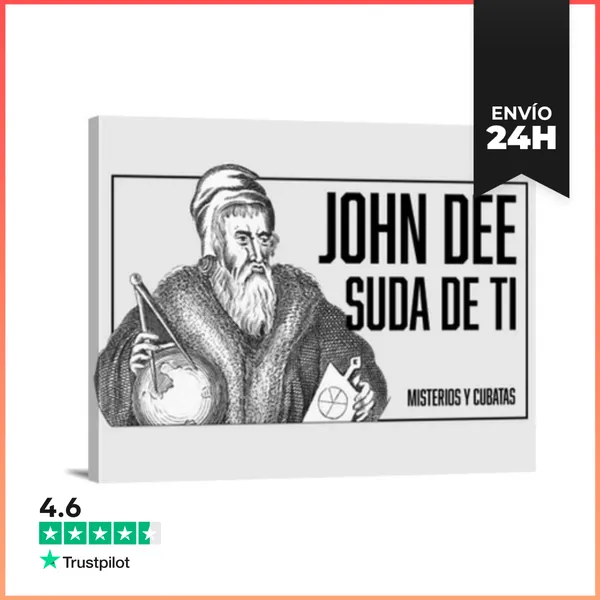 Lienzo Horizontal John Dee Suda De Ti - Lienzo Blanco Roto