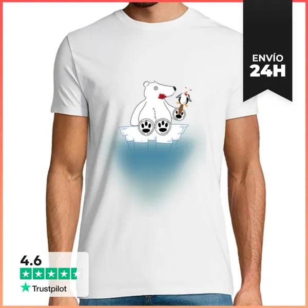 Camiseta Hombre Clásica FriguPingüi LaTostadora