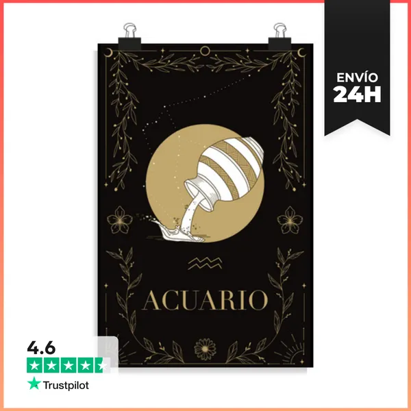 Póster Vertical Acuario LaTostadora