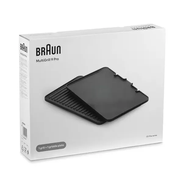 Braun Set de placas de grill y plancha para MutiGrill 9 Pro BRSK005