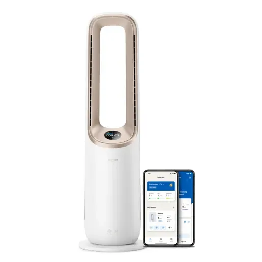 Philips Air Performer serie 8000 Purificador de aire, ventilador y calefactor 3 en 1 AMF870/16