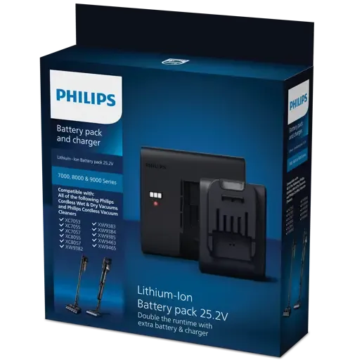Philips Pack de batería y cargador Pack de batería de iones de litio de 25,2 V XV1797/01