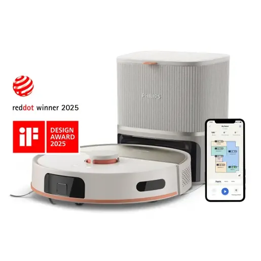 Philips Aspirador y friegasuelos HomeRun 5000 Robot aspirador y friegasuelos XU5100/20