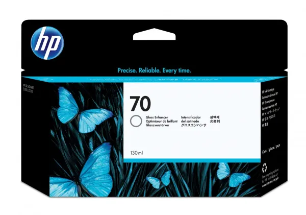 Cartucho de impresión HP 70 Gloss Enhancer. 130 ml. Para uso C9459A