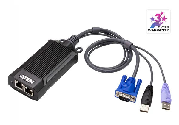 ATEN KG1900T interruptor KVM Negro, Azul, Púrpura KG1900T-AX