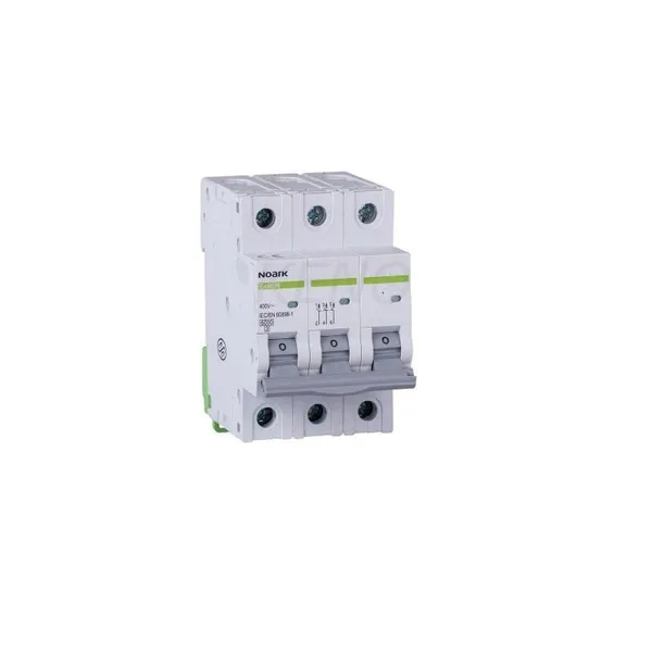 Disyuntor miniatura 6 kA, característica B, 63 A, 3 polos 100059