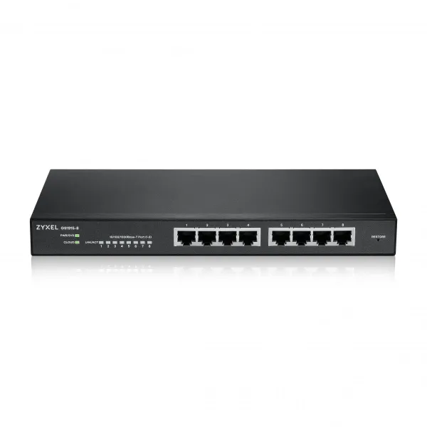 Zyxel GS1915-8 Gestionado L2 Gigabit Ethernet GS1915-8-EU0101F