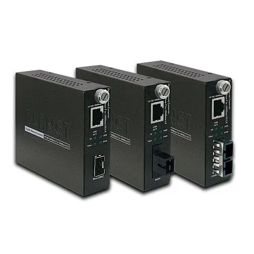 PLANET GST-805A convertidor de medio 2000 Mbit/s Negro GST-805A